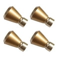 thumbnail image 2 of 4pcs Modern Artistic Finials Caps Stylish Minimalist Curtain Rod Finials set for Curtain Rod for Home or Office decors, 2 of 6