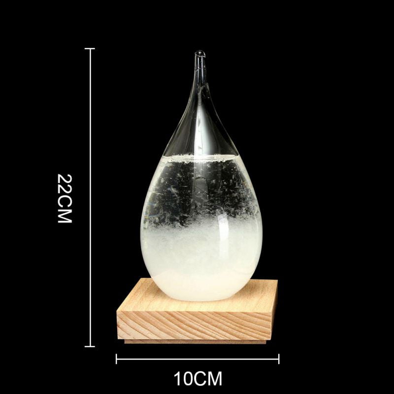 Details about   Weather Forecast Crystal Drops Water Bottle Globe Ball Glass Christmas Xmas Gift 