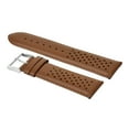 thumbnail image 2 of 24MM FOR TAG HEUER CARRERA PERFORATED LEATHER STRAP WATCHBAND QUICK RELEASE BLAC, 2 of 2