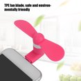 thumbnail image 1 of Pequeño ventilador USB mini ventilador USB portátil respetuoso con el medio ambiente 1 W para regalos bancarios teléfono AndroidOS viajes en climas cálidos al aire libre ANGGREK  Otros, 1 of 8