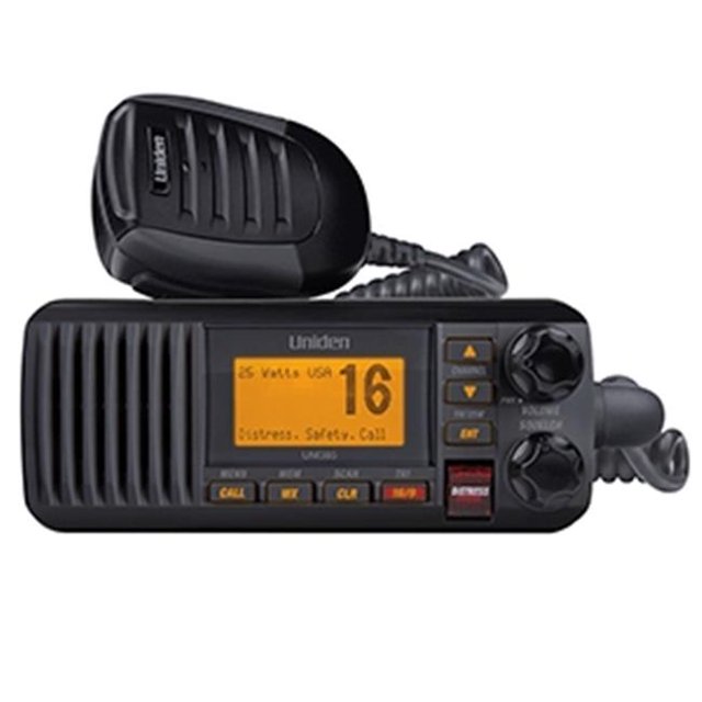 Uniden Radio VHF à Montage Fixe - Noir Solara