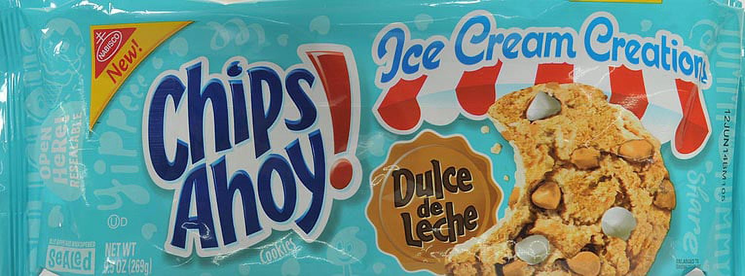 Nabisco Chips Ahoy! Ice Cream Creations Mint Chocolate Chip Cookies, 9.5  Oz. 