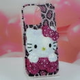 thumbnail image 1 of Funda de teléfono con incrustaciones de diamantes Sanrios Kawaii Hello Kitty, adecuada para Iphone 14, 13, 12, 11 Pro Max, Xs, Xr, 7, 8 Plus, Se202, 1 of 4