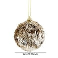 thumbnail image 6 of Dserfhy Glitter Tinsel Pom Poms Christmas Ornament Fluffy Pom Pom Ball Christmas Tree Hanging Deecoration for Holiday Party Decor, 6 of 8