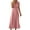 Pink, variant on Women's Casual Linen Dress Sleeveless Button Front A-Line Shirt Dress with Turndown Collar Lightweight Comfy Style for Beach Vacation Work Daily Wear