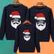 thumbnail image 3 of Conjuntos familiares a juego para Navidad 2024 Jersey Madre Padre Niños Sudadera Mamá Papá Hijo Hija Suéter Pareja Look familiar, 3 of 5