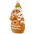 thumbnail image 4 of Northlight 5.75" Frosted Gingerbread Snowman Holding a Christmas Tree Tabletop Decor, 4 of 7