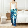 thumbnail image 4 of Honiee Abstract Blue Skull for elegant Women's Lounge Pants and Pajama Pants, crafted for ultimate comfort in your sleepwear essentials-XX-Large, 4 of 6
