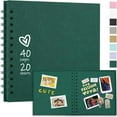 thumbnail image 3 of CHOK Summer Savings Sale  Mini Scrapbook 8x8 Inch Diy Scrapbook Album Hardcover Kraft Paper Scrap Book Photo Albums 80 Sheets Memory Book for Family Wedding, 3 of 6