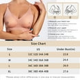 thumbnail image 5 of Wavy Seamless Bra for Women Wire Free Brassieres Comfortable Wireless Bralette Fixed Pad No Underwire Bra, 5 of 6