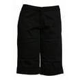 thumbnail image 2 of Contemporary Edge  Womens Capri Pants - Black, 4, 2 of 2
