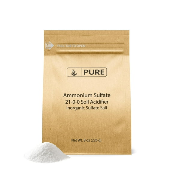 Pure Original Ingredients Ammonium Sulfate 8 oz Soil Acidifier, Inorganic Sulfate Salt