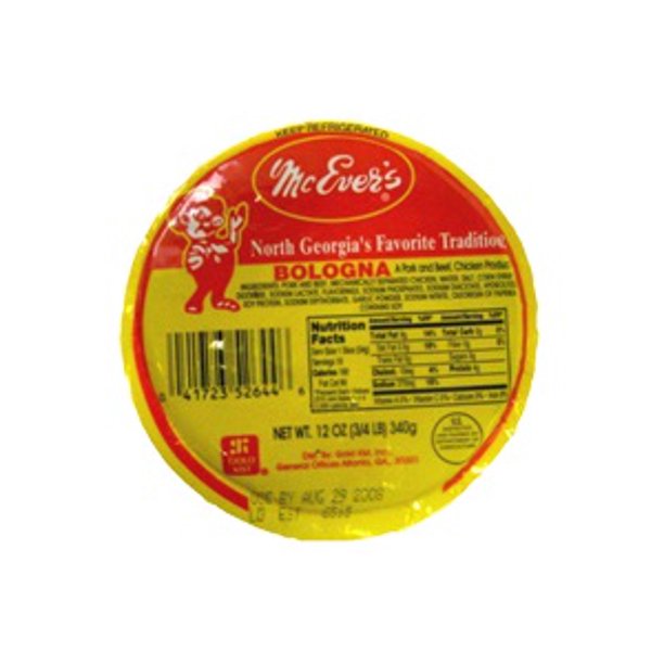 McEver's Sliced Bologna, 12 Oz.