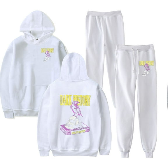 Bailey Sarian Dark History Merch Hoodie and SWEATPANTS set pop print Unisex Casual Street Clothing