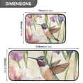thumbnail image 3 of Hummingbirds Irises Kitchen Mats Non Slip Standing Desk Mat Runner Rug Washable Kitchen Rugs for Floor 2PCS, 3 of 7