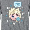 thumbnail image 3 of Disney Emoji - Elsa Snow Queen - Toddler And Youth Long Sleeve Graphic T-Shirt, 3 of 5