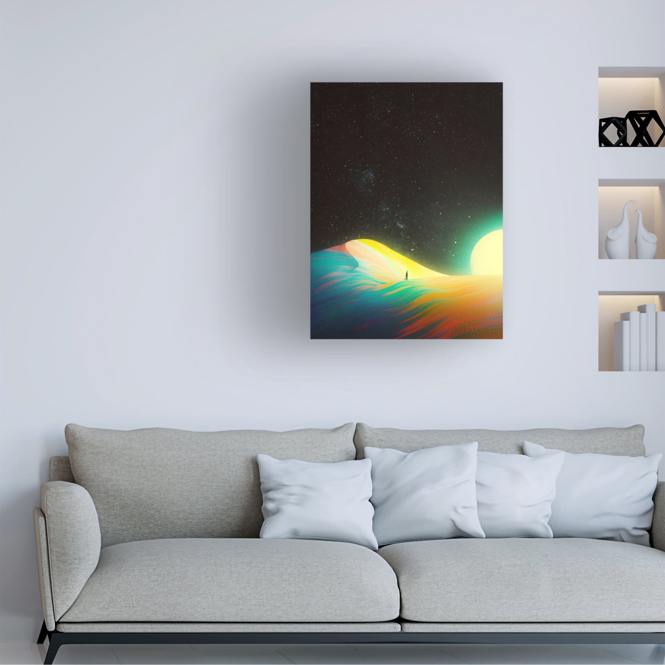 Trademark Fine Art Taudalpoi  The Source of Happiness Canvas Wall Art