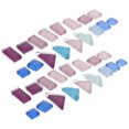 thumbnail image 4 of 1 Set Broken Ceramic Glass Tiles Mosaic Tiles Pieces Handmade Craft Material, 4 of 9