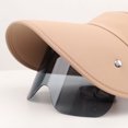 thumbnail image 5 of Face Shade Sun Hat for Women and Lady, Breathable Open Top Cap with Wide Brim and Flexible Back Fit for Beach Walks, 5 of 9