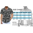 thumbnail image 7 of GENTS BLISS Short Sleeve Men Hawaiian Shirts Floral Print Button Down Shirts for Men Casual Beach Shirts, 7 of 7