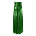 thumbnail image 6 of WTXUE Summer Dresses for Women 2024, Women's Bronzing Chest Off Shoulder Chic Maxi Dress Elegant Pleated Hollow Out Party Dresses, Corset Dress, Wrap Dress, Green Dress, Green M, 6 of 7