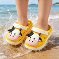 thumbnail image 5 of MDUKONU Toddler Girls Boys Clogs Little Kids Sandals Slides with Strap Kids Garden Clogs Water Shoes Black, 5 of 5