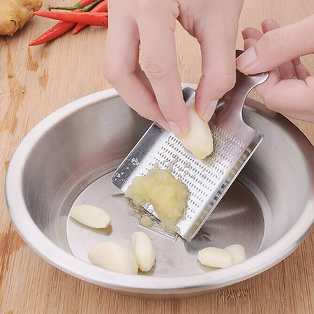 

MEIDELI Stainless Steel Ginger Wasabi Garlic Grater Bento Mill Grinding Kitchen Tool