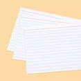 thumbnail image 2 of 100ct 4" x 6" Ruled Index Cards White, 2 of 3