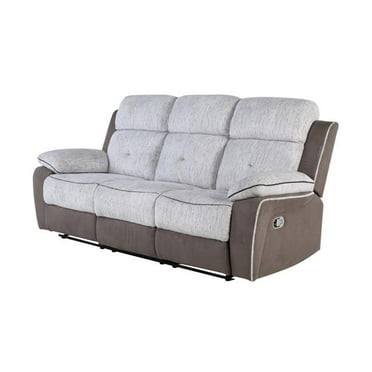 Global Furniture USA U5050 Bryson Gray/JDL No. 30 Fabric Reclining Sofa