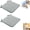 green, variant on 2-Pack Square Seat Cushions, 15x15 Inch Outdoor Seat Cushion with Ties – Water Resistant Polyester Patio Cushions for Bistro Chairs, Garden Furniture, Thick Foam Padding for Kitchen