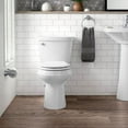 thumbnail image 2 of KOHLER 4639-RL-0 Cachet ReadyLatch Round-Front Toilet Seat, Quiet-Close Lid and Seat, Countoured Seat, Grip-Tight Bumpers and Installation Hardware, White, 2 of 8