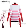 thumbnail image 5 of Disfraz de Cosplay de Hazbin Hotel Dust Angel, uniforme para mujer y niña, vestido para fiesta de cumpleaños, carnaval, disfraz de Halloween, 5 of 5