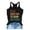 Black, variant on Fshinging Basic Cute Women Tank Top Racerback Summer Casual Loose Fit Camisole Workout Beach Shirts Slim Black L