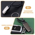 thumbnail image 3 of 2 llaveros para hombre, llavero de coche con clip y gancho, llavero con hebilla, 3 of 8