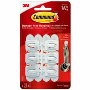 Command Jumbo Plastic Hook with Adhesive Strips, 3-Hooks - Walmart.com