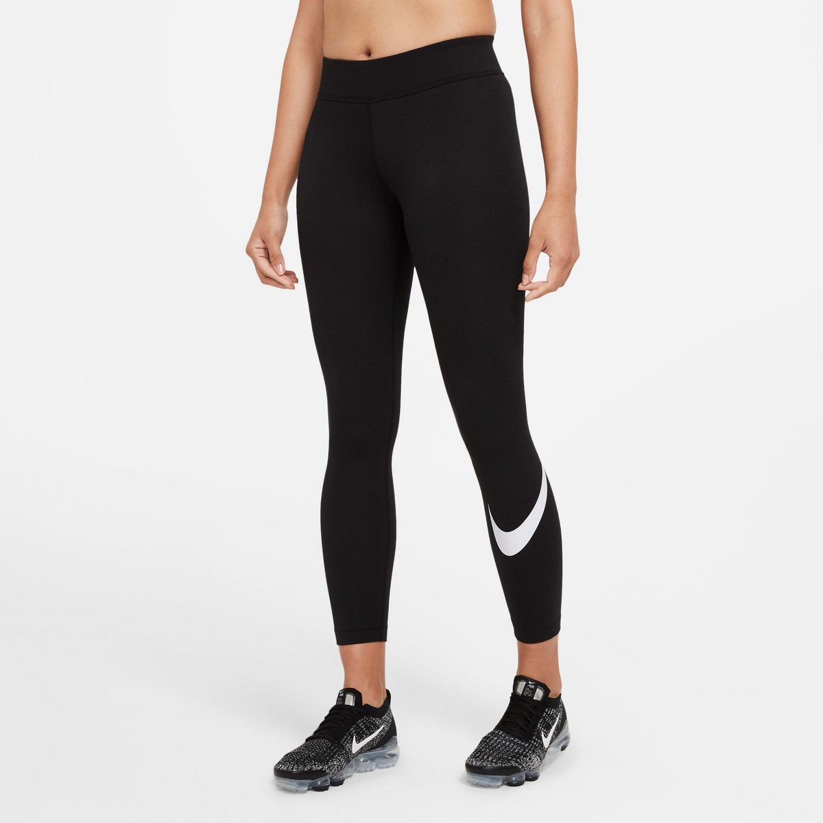 Nike Women's Essential Swoosh Mid-Rise Leggings