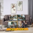 thumbnail image 5 of Custom Blanket - Soft, Lightweight, And Vibrant | Personalized Plush Fleece And Flannel For Photo Memories 50"X40", 5 of 6