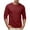*Wine, variant on VBVC Men's Crew Neck 3/4 Sleeve T-Shirt , Chest Pocket Basic Daily Tee For Men,Army Green,S-3XL