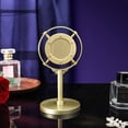 thumbnail image 2 of Vintage Fake Plastic Microphone, Live Photography Bar Nostalgia Background Posing Simulation Shooting Props, Retro Decoration Collector, for Retro Theme Scene Shooting - Gold, 2 of 6