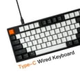 thumbnail image 4 of Keychron C2 Full Size Wired Mechanical Keyboard for Mac, Hot-swappable, Gateron G Pro Brown Switch, White Backlight, 104 Keys ABS keycaps Gaming Keyboard for Windows,Type-C Braid Cable, 4 of 7