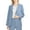 Dusty Blue, variant on Vince Camuto Womens Parisian Crepe Blazer Jacket, Blue, 0
