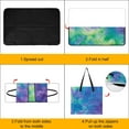 thumbnail image 4 of Colorful Tie Dye Vortex Outdoor Picnic Blanket, Foldable Waterproof Beach Mat, Portable Beach Blanket for Beach Camping, Hiking, Family Concerts, 4 of 8