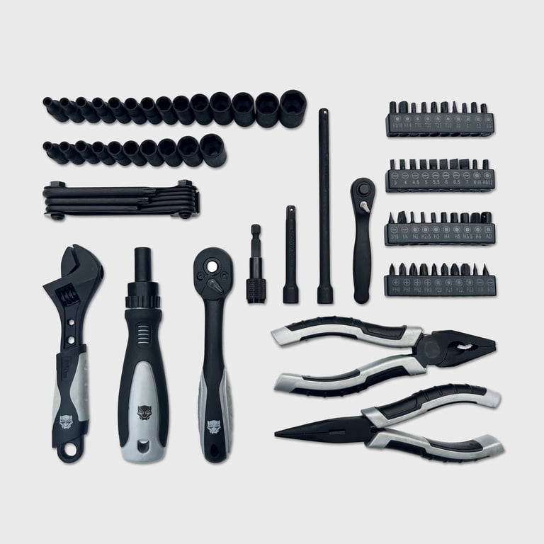 Marvel, Black Panther Tool Set, 82pc, Includes Sockets, Ratchets