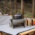 thumbnail image 4 of Lightweight Folding Stove Grill Stainless Steel Portable BBQ & Fire Pit Burner for Outdoor Camping, 4 of 5