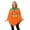 v#34Orange80, variant on Rggeeun Adults Halloween Cape Colorful Candy & Pumpkin Bag Pattern Pointed Hem Crew Neck Flowy Breathable for Halloween Workout Classic Capes,Orange,One Size