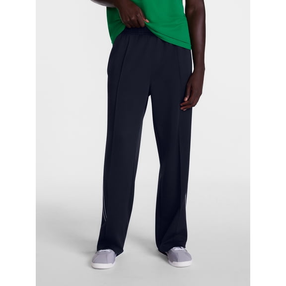 Avia Men's Scubaknit Retro Pintucked Track Pants, Sizes XS-3XL