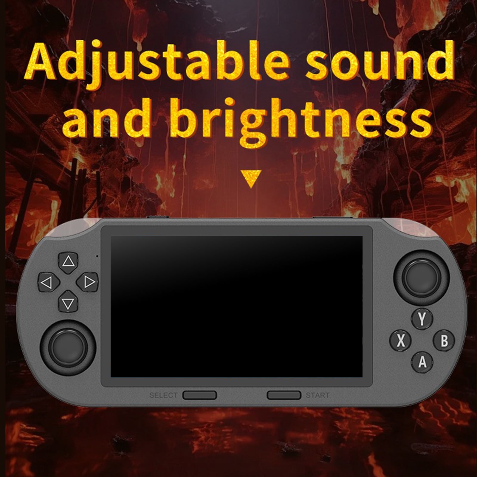 Ergonomic Handheld Game with 4.5inch Widescreen Preloaded & Travel-Friendly Compact Design
