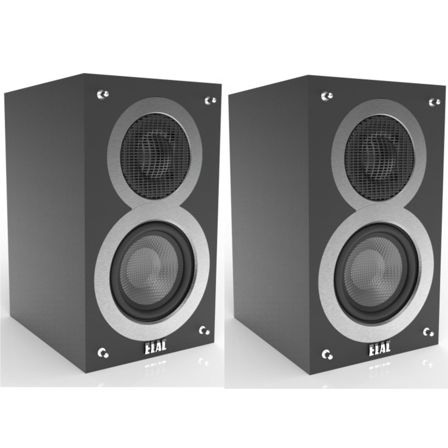 Elac Debut B4 2Way Bass Reflex Bookshelf Speakers (Pair, Black