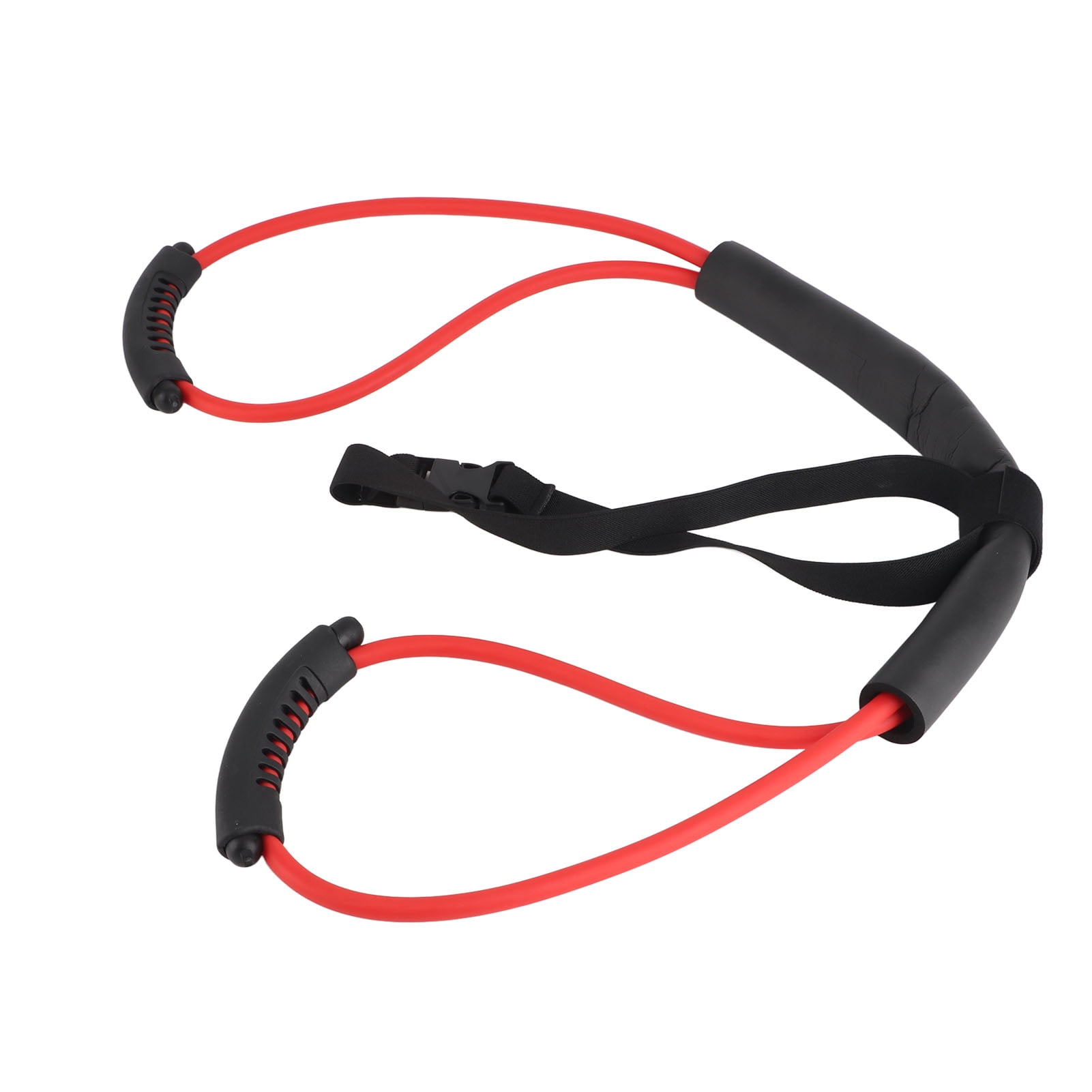 YAHHU Upgraded Resistance Band Arm and Back Strength Training Stretch Band with Comfortable Handle for Home Workout Boxing Speed Training Red 20LB