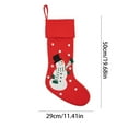 thumbnail image 3 of Moocorvic Christmas Stockings for Christmas Tree Hanging Ornaments for Family Christmas Holiday Decorations DIY Craft Gifts Bag, 3 of 7